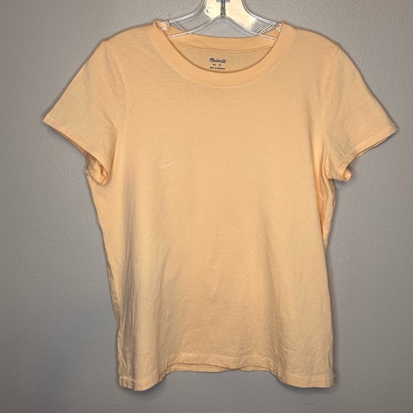 Madewell Women’s Northside Vintage Tee T-shirt Size Small Buttery Yellow - Picture 1 of 6